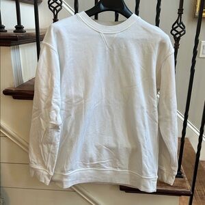 Lululemon Perfectly Oversized White Crew Sweatshirt.